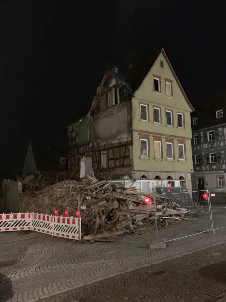 istock Demolition of an old house 1137403688