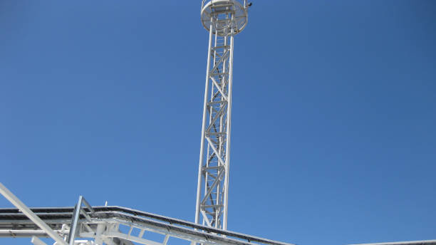 istock The tank with water and a ladder. 1137404761