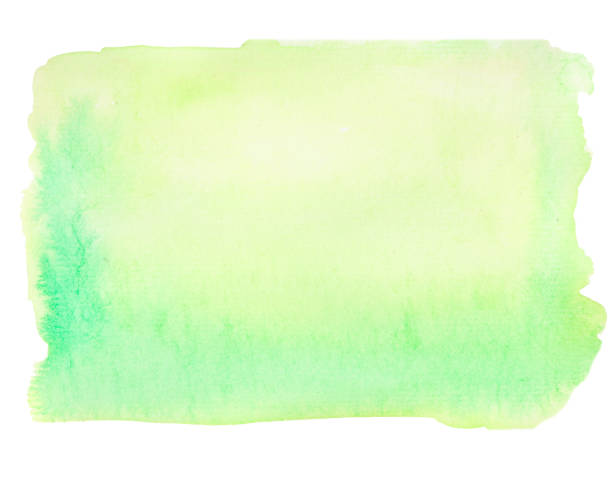 istock Abstract watercolor background in green color 1137411636