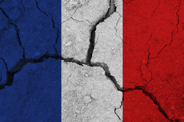 istock France flag on the cracked earth 1137412051
