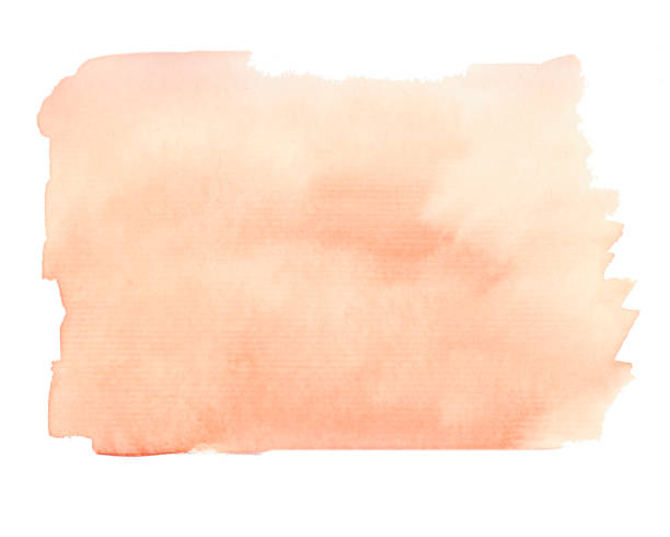 istock Abstract watercolor background in brown and orange colors 1137413222