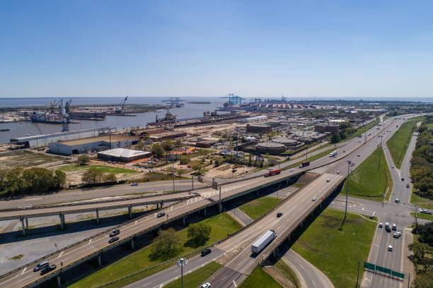 istock Downtown Mobile, Alabama skyline and cityscape 1137414076