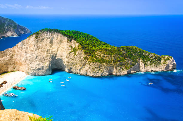 istock Shipwreck beach located on Zakynthos island 1137424473