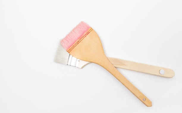 istock Pink Paintbrushes and General Paintbrushes 1137435175
