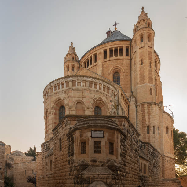 istock View on Dormitsion abbey in Jerusalem at dusk 1137441203