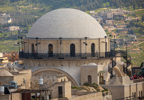 Dome of synagogue Hurva in old city of Jerusalem, Israel