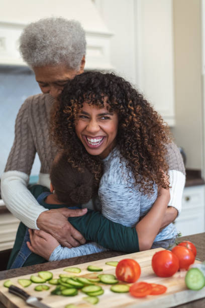 istock Family generations cooking together 1137444263