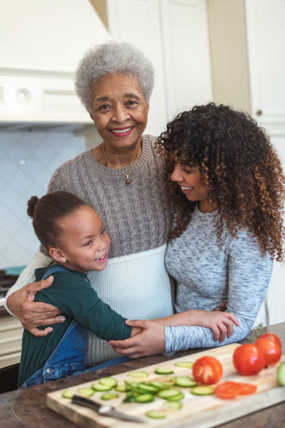 istock Family generations cooking together 1137444267