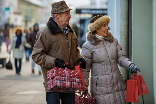 istock Senior couple searching for perfect presents 1137444325