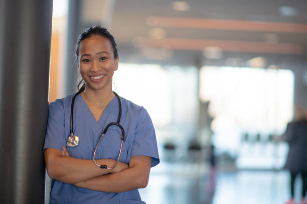 istock Smiling nurse portrait 1137444440