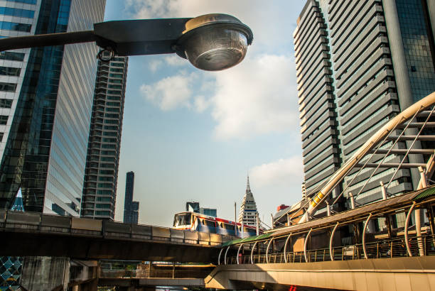 Sky train in capital is commonly used to avoid traffic congestion