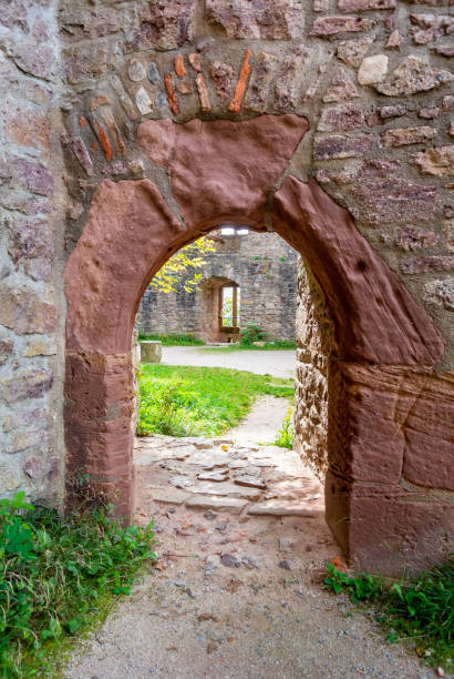 istock Old castle Ruins in Baden-Baden, Germany - (Altes Schloß, Battertfelsen Hohenbaden at the castle) 1137445361