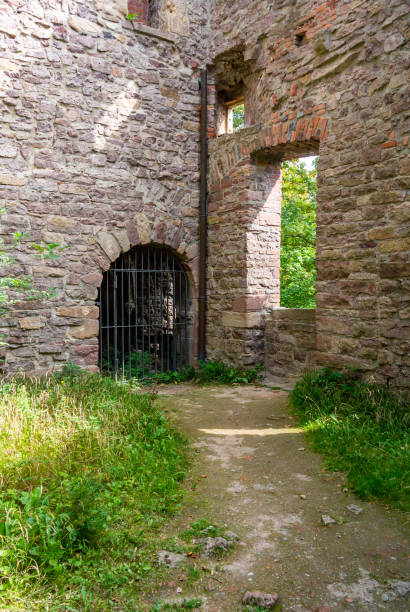 istock Old castle Ruins in Baden-Baden, Germany - (Altes Schloß, Battertfelsen Hohenbaden at the castle) 1137445372