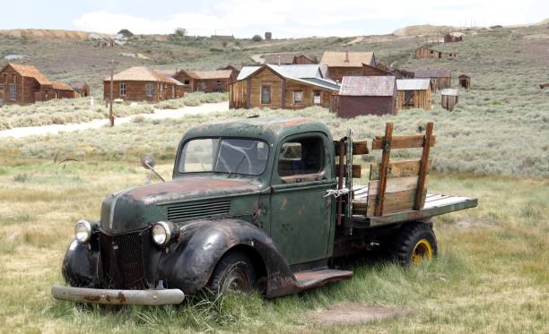 istock Abandoned truck at California state park 1137453672