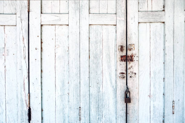 istock Old wooden door 1137456790