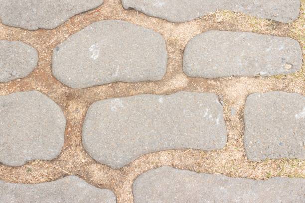 istock Background of a cobblestone floor 1137460341