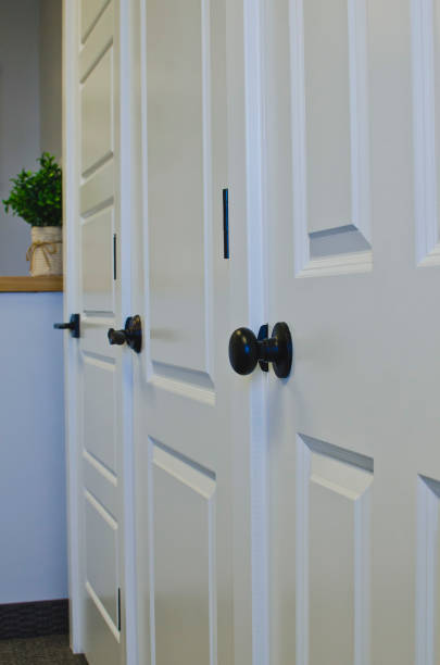 istock A wall of new doors on display in the showroom 1137462851