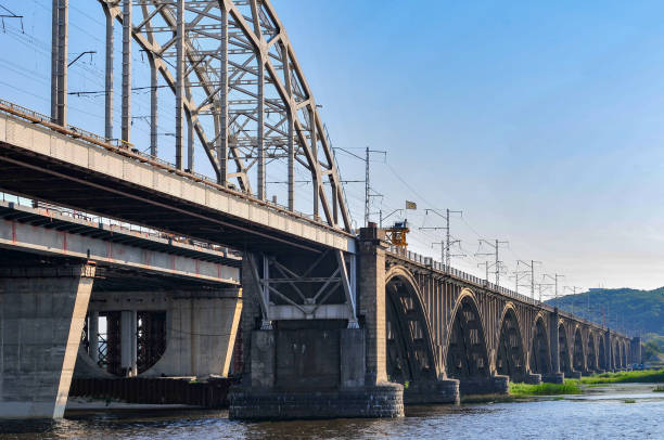 istock Darnytskyi Railroad Bridge - Kiev, Ukraine 1137467834