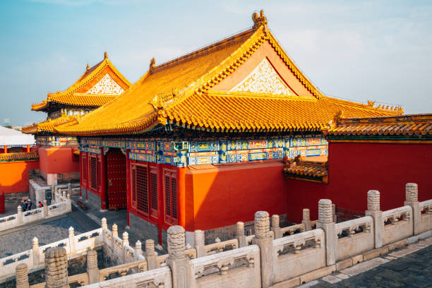 istock Forbidden City, Historic architecture in Beijing, China 1137473140