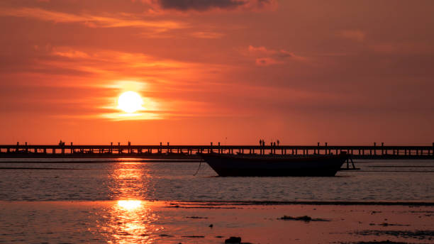 istock Sunset at the sea 1137474357