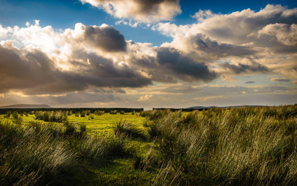 South Pennines above Nelson in Lancashire, England