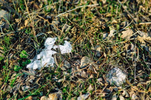 istock Environmental problems and pollution. Landfills and construction waste in nature. 1137478406