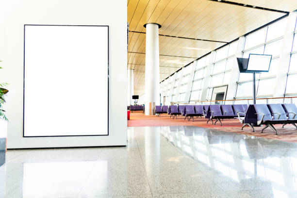 istock Blank billboard in the airport waiting area 1137481029