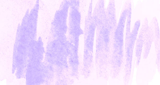istock Lilac pastel watercolor frame with torn strokes and stripes. Abstract background for design, layouts and patterns. 1137485418