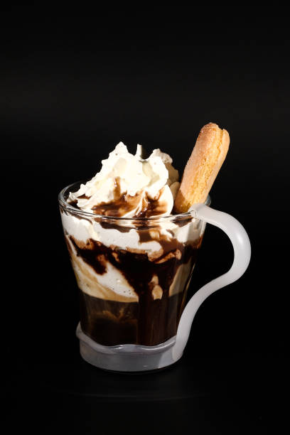 istock Hot beverage in a glass cup 1137485999