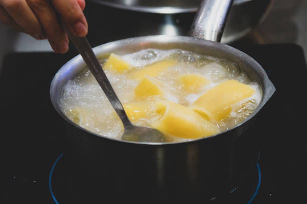 istock Chef preparing food, meal, in the kitchen, chef cooking, Chef decorating dish 1137489350