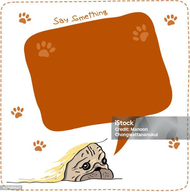 Bored Dog Expression Card Stock Illustration - Download Image Now - Boredom, Dog, Illustration