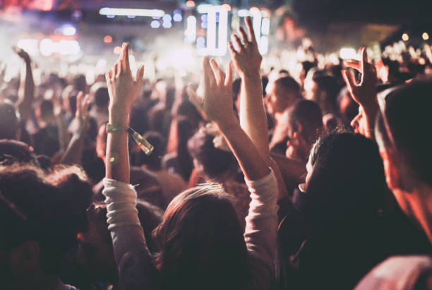 istock Crowd on a music festival! 1137496314