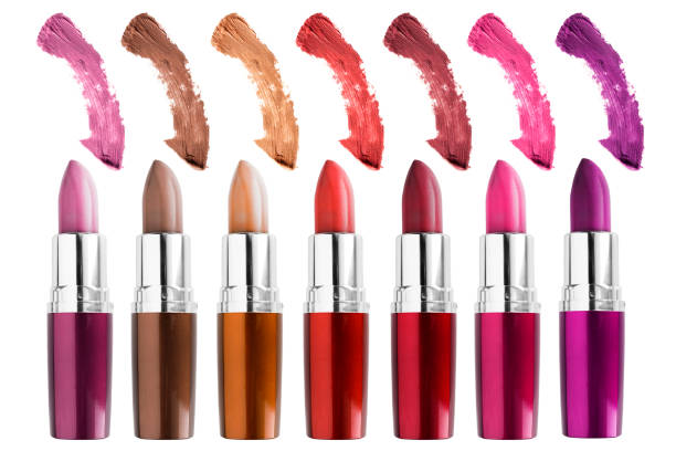 istock Colorful lipstick palette isolated 1137498597