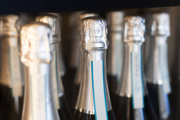 istock Close-Up Of Champagne Bottle 1137499013