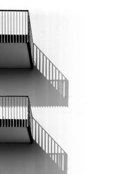 istock Low Angle View Of Building Balconies 1137504022