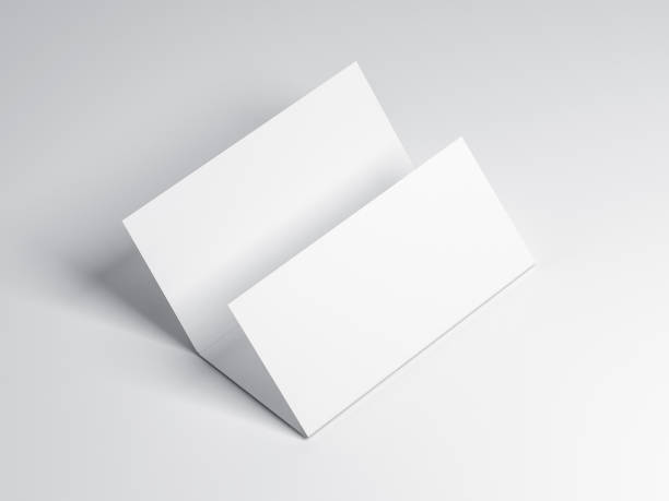 istock Blank Leaflet Mockup, White sheet of paper 1137504141
