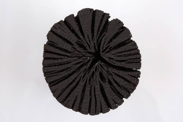 istock Charcoal cutting surfaces on the white background 1137504216