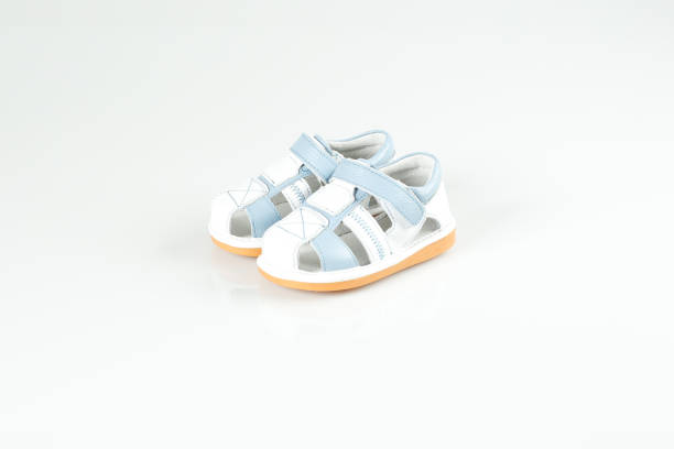 istock Beautiful white shoes for kid 1137504404