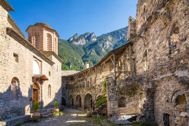 istock The Monastery of Agios Dionysios in Olympus, Greece. 1137509363
