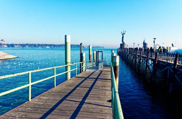 Harbor in Constance - Lake Constance - Germany