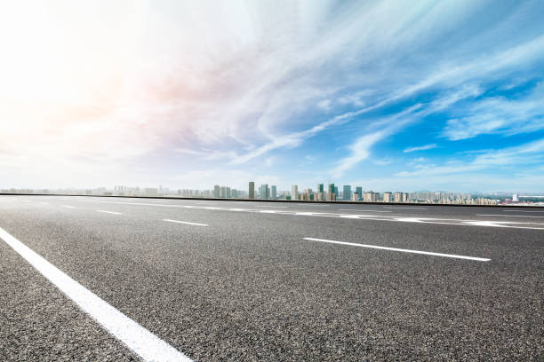 istock Asphalt highway passing through the city above in Shanghai 1137517150