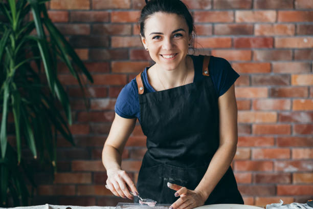 istock artist studio clay handicraft workplace woman tool 1137517330