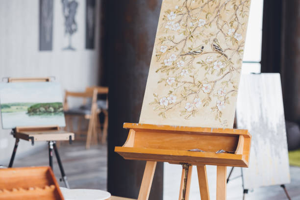 istock floral artwork artist talent canvas easel studio 1137517352