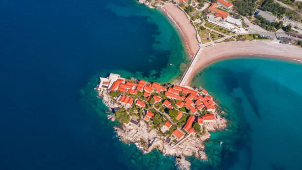 istock Island Sveti Stefan Montenegro 1137519332