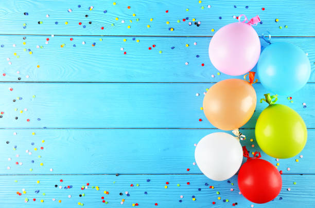 istock Birthday party kit with copy space. 1137519350