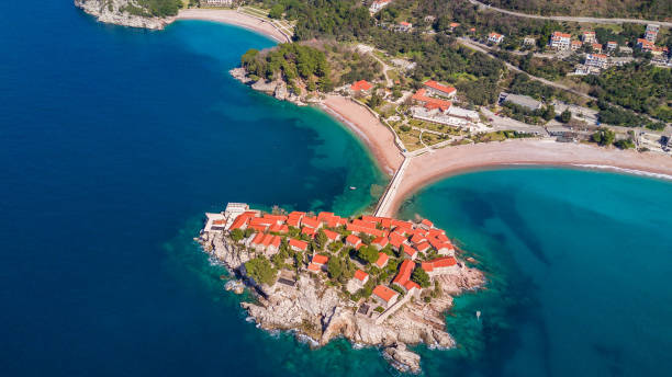 istock Island Sveti Stefan Montenegro 1137519365
