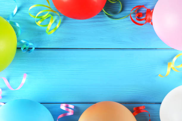 istock Birthday party kit with copy space. 1137519508