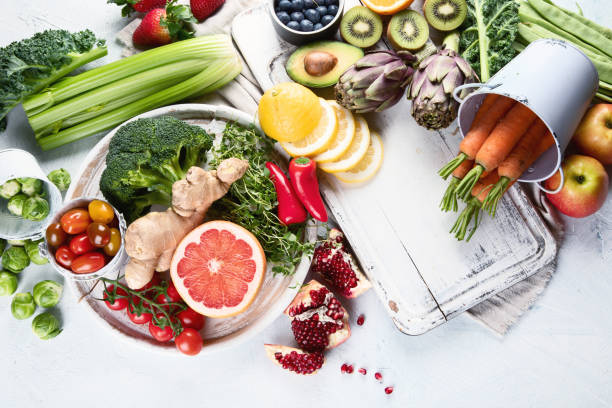 istock Organic food background. 1137530772