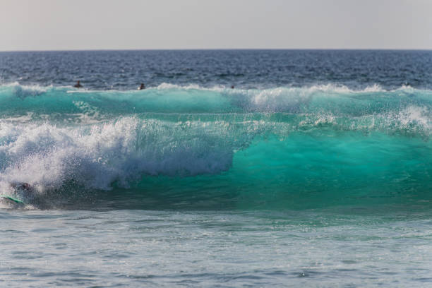 Ocean wave, Playa de las Americas bay beach in Tenerife ,Nikon D850