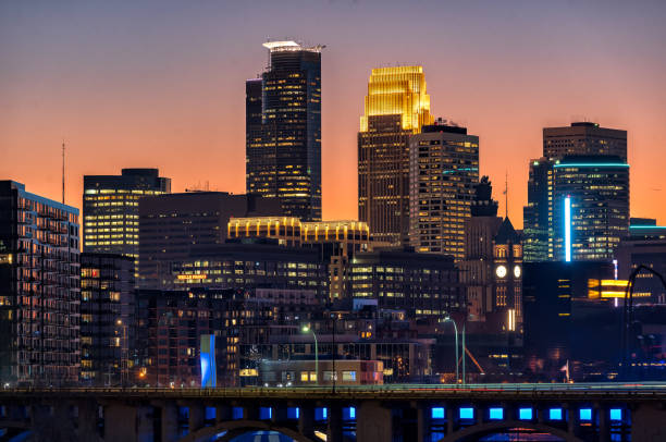 istock Minneapolis - City Lights of Downtown 1137533821